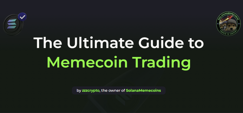 memecoin trading Guide by solanamemecoins.io